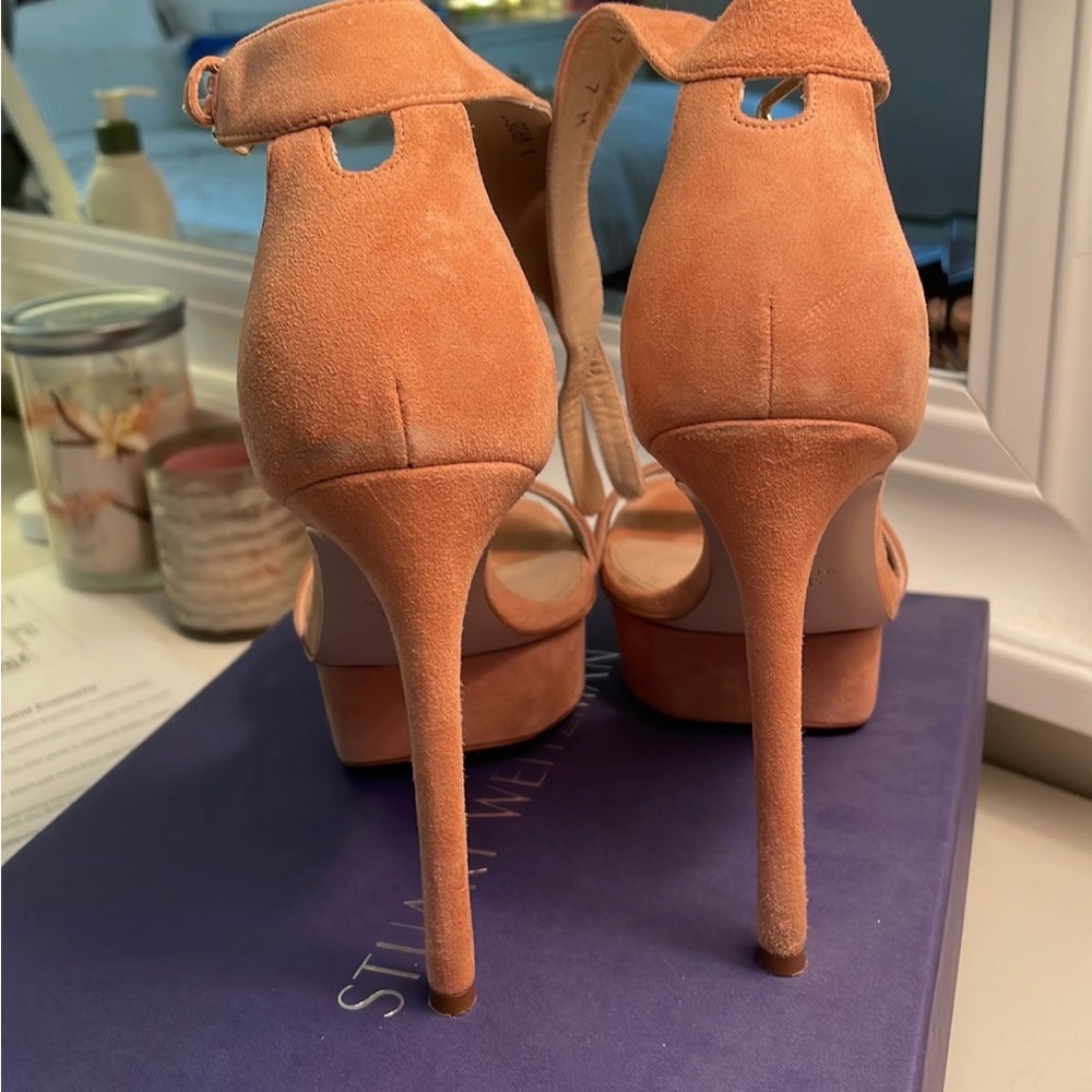 Stuart Weitzman Backupplat nude- size 7 - Picture 9 of 9